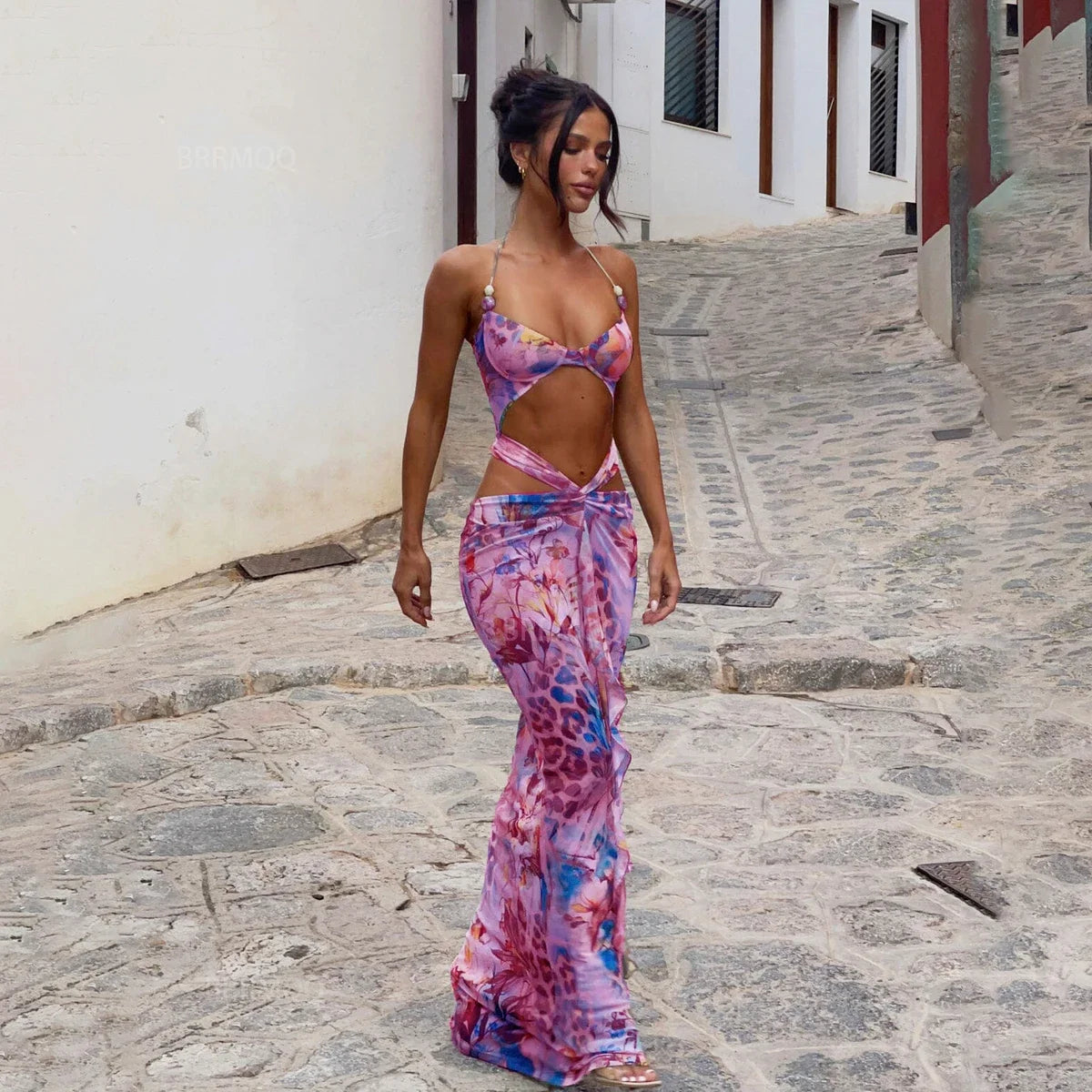 3 Pieces Bikini 2025 Sexy Women Swimsuit Swimwear Female Dress Cover Ups Push Up Bikini Set Beachwear Bathing Suit Swimming Suit